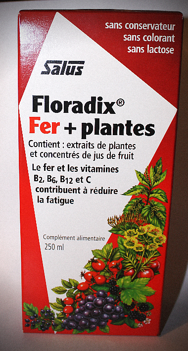 Floradix fer et plante bio, 250 ml