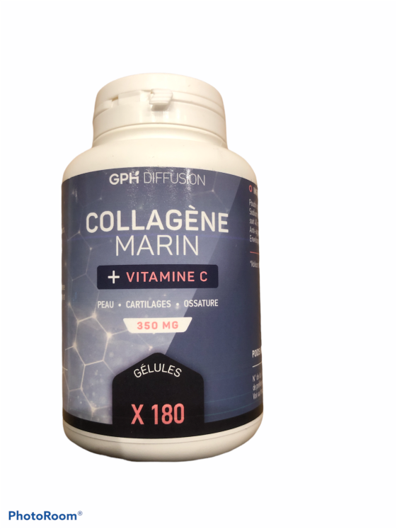 COLLAGENE MARIN + VITAMINE C 180 gélules