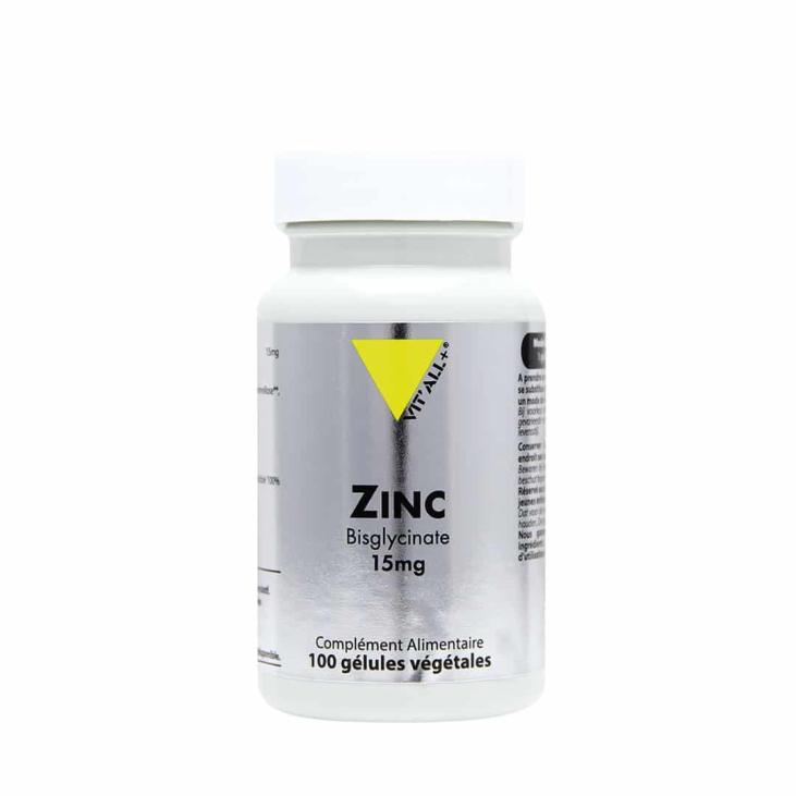 ZINC Bisglycinate 15mg 100 gélules