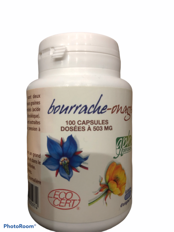 ONAGRE - BOURRACHE bio  100 capsules